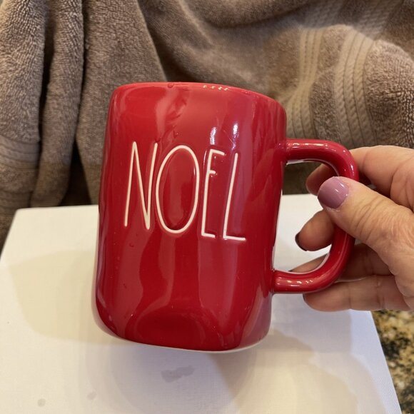 RAE DUNN Holiday Christmas  "NOEL" Red Mug By Magenta Gift Fun Holiday Friend - Picture 2 of 11